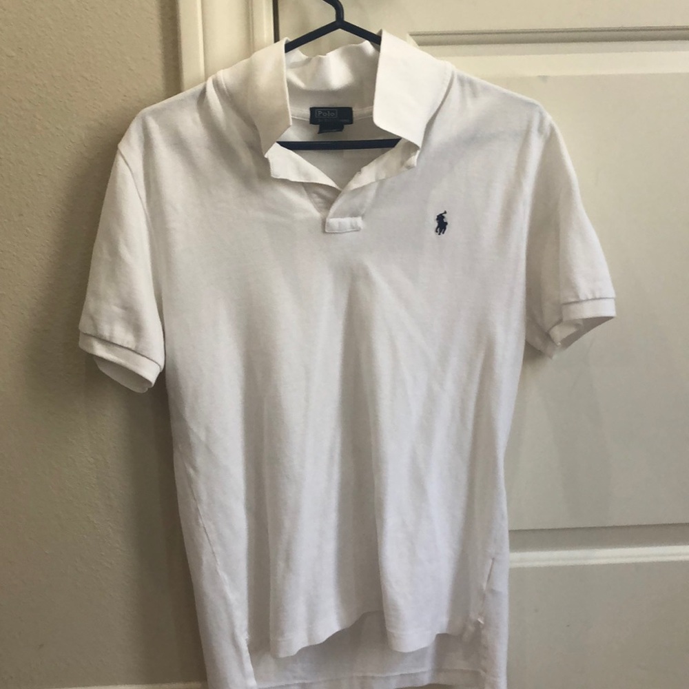Polokids white polo collared shirt